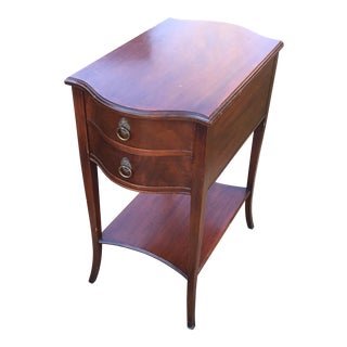 Vintage Mahogany Nightstand For Sale