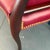 Wood Late 20th Century Burgundy Leather Nailhead Trimmed Mahogany Library Tub Armchair For Sale - Image 7 of 8