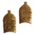 Paire of Italian Gilde Carve Wood Pope Tiara 1700 Hundreds For Sale