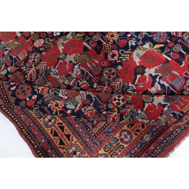 Antique Persian Afshar Rug For Sale In New York - Image 6 of 10