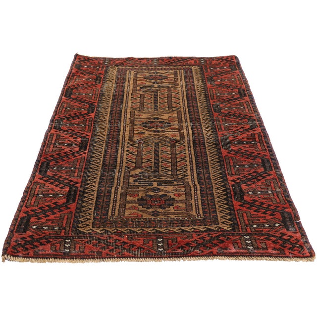 Tribal Late 19th Century Persian Turkoman Rug, 02'03 X 04'09 For Sale - Image 3 of 10