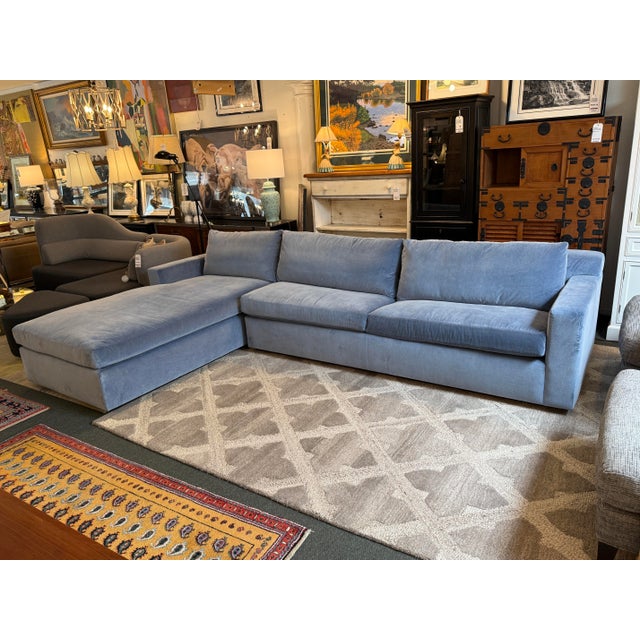 2010s Leggett & Platt Sleep Sectional With Chaise Lounge For Sale - Image 5 of 12