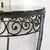 Art Deco Demilune Wrought Iron Spiral Motif & Porto Marble Inset Console Table For Sale - Image 13 of 13