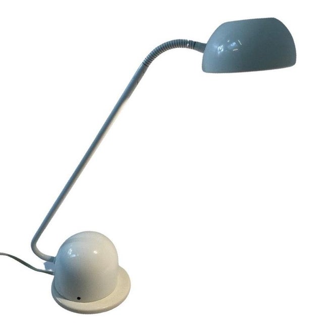White Adjustable Gooseneck Table Lamp from Hustadt Leuchten, 1980s For Sale - Image 10 of 10