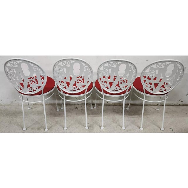 Arthur Umanoff Iron Love Chairs 1960s For Sale - Image 9 of 12