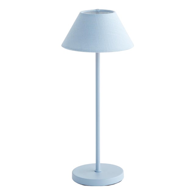Alluna Cordless Led Lamp 14" - Light Blue For Sale
