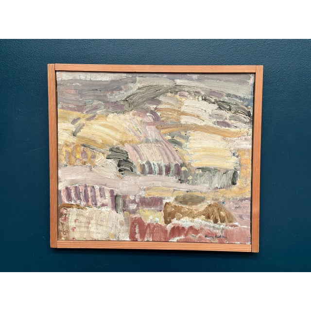 Rune Rådsten, Catalan Landscape, 1960s, Oil on Canvas, Framed For Sale - Image 9 of 12