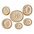 Antique Italian Grand Tour Plaster Intaglios - Set of 6 (Group #5) For Sale