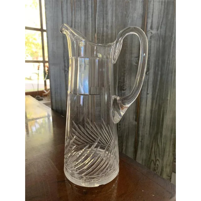 Mid-Century Crystal Pitcher, Hungary, 1960s For Sale - Image 6 of 6