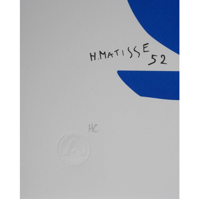 Modern After Henri Matisse, Blue Nude I, Lithograph For Sale - Image 3 of 8