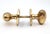 Modern Reclaimed Cast Brass Oval Passage Door Knob Set For Sale - Image 3 of 5