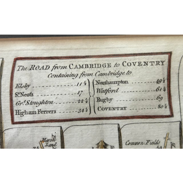 Title - The Road from Bristol to Worcester / Cambridge to Coventry Edition - Kitchin's Post-Chaise Companion through...