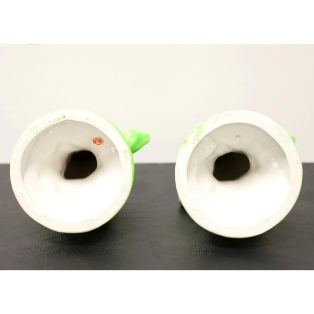Italian Ceramic White Parrots - Pair For Sale In Charlotte - Image 6 of 8