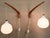Scandinavian wall lamp, model 705, attributed to Uno & Östen Kristiansson for Luxus Vittsjö, Sweden, 1950s. Elegantly...