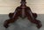 Early 20th Century French Victorian Mahogany Carved Round Center Pedestal Table For Sale - Image 4 of 18
