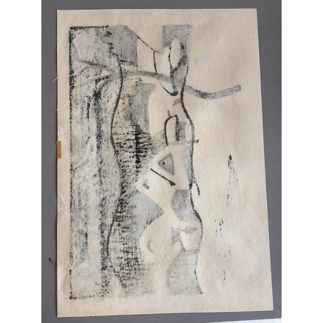 1970s 1950s Kiyoshi Saito Woodblock Print Aizu in Winter, Framed For Sale - Image 5 of 6