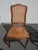 French Country Vintage French Country Brown Cane Side Chairs - a Pair For Sale - Image 3 of 13