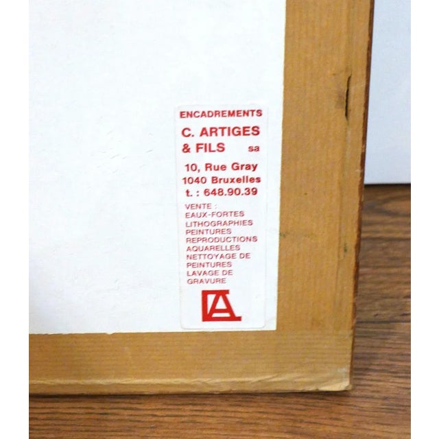 Mid-Century French Educational Poster on Tea For Sale - Image 4 of 10