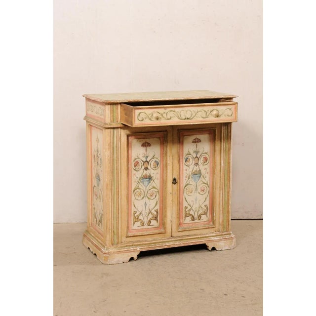 18th Century Italian Orig. Hand-Painted Cabinet For Sale - Image 11 of 11