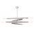 Silver Regina Andrew Wick Steel Chandelier, Polished Nickel For Sale - Image 8 of 8