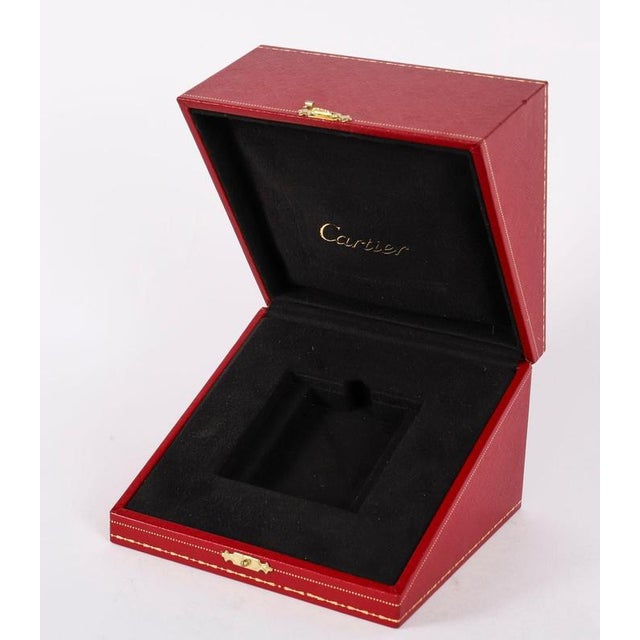 Vintage Cased Palladium Plated Alarm Clock from Cartier, 1990s For Sale - Image 15 of 18