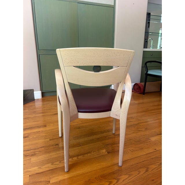 Set of 6 DeTriana Dining Armchairs by Perry King & Santiago Miranda for Atelier International, Italy, 1993 For Sale - Image 10 of 16