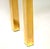 Vintage Italian Brass and Glass Console Table, 1970 For Sale - Image 9 of 11