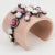 Emilio Pucci designed this adorable massive resin baroque bracelet bangle. The chunky cuff is made of pale pink resin...