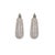 Silver Sparkly Diamond Silver Fashion Earrings, A Pair For Sale - Image 8 of 9