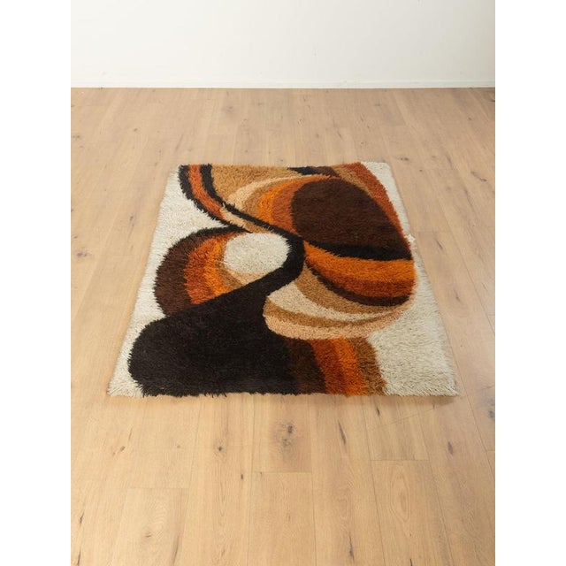 1970s Menuette rug, Desso, 130 x 175 Pattern "Verner Panton Era"High-quality machine-made rug Age 40-50 years100% virgin...
