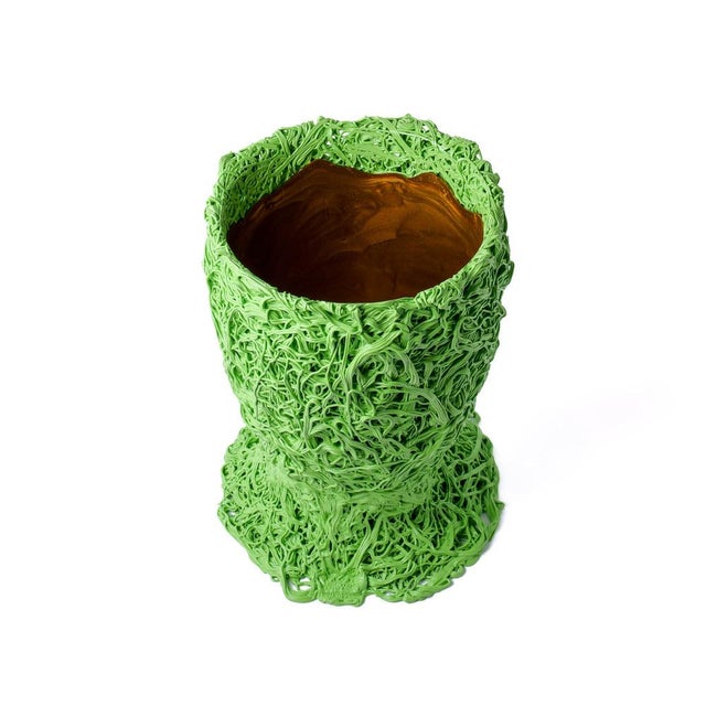 Contemporary Moss Vase in Gold by Gaetano Pesce for Fish Design For Sale - Image 3 of 9