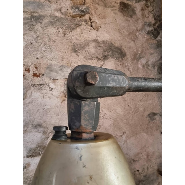 Industrial Vintage Street Wall Light in Metal and Glass, 1950s For Sale - Image 3 of 15