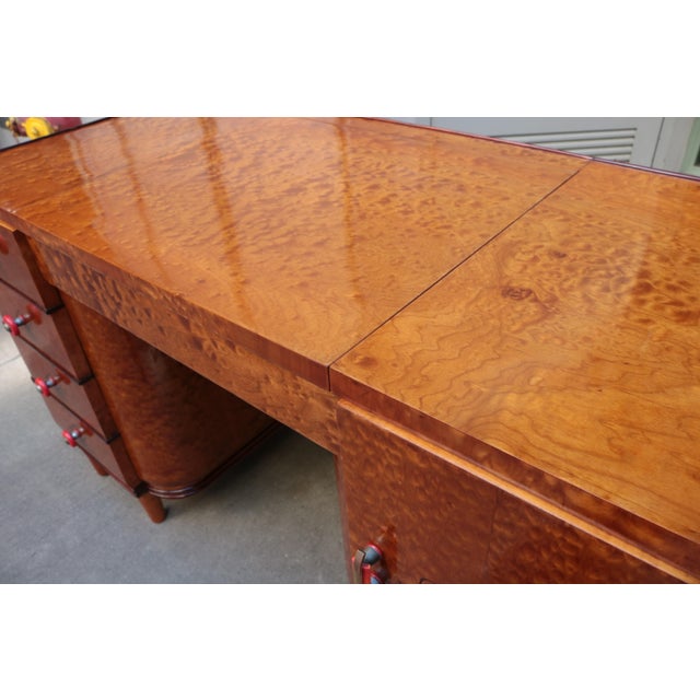 1930s Small Art Deco Desk For Sale In New York - Image 6 of 12