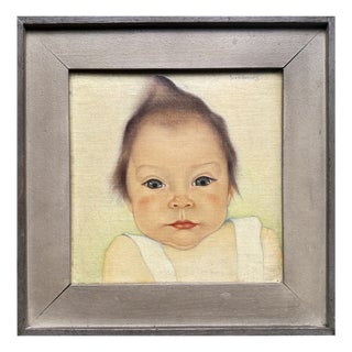Jan Hendrik Willem Wittenberg, Child's Head, Dutch New Objectivity Artist from The Hague For Sale