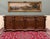 French Antique French Breton Large Carved Sideboard Server Entry Buffet Oak c.1900-20s For Sale - Image 3 of 18