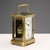 European Travel Clock in Bronze and Glass For Sale - Image 3 of 7