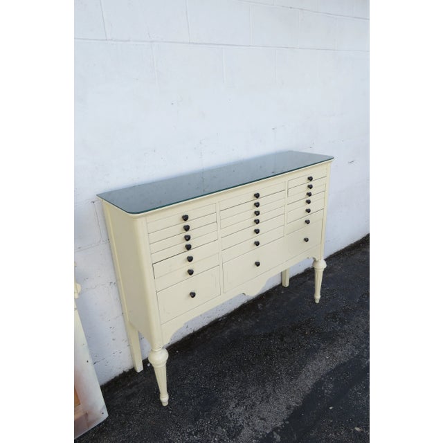 Wood Early 1900s Tall Painted Dental Cabinet 6097 For Sale - Image 7 of 18