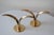 Pair of vintage Swedish brass "Liljan" (Lily) candleholders designed by Ivar Åhlenius Björk for Ystad Metall, Sweden....