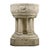 Magnificent 20th-century outdoor stone basin, finely sculpted. This object, with its timeless beauty, is adorned with...
