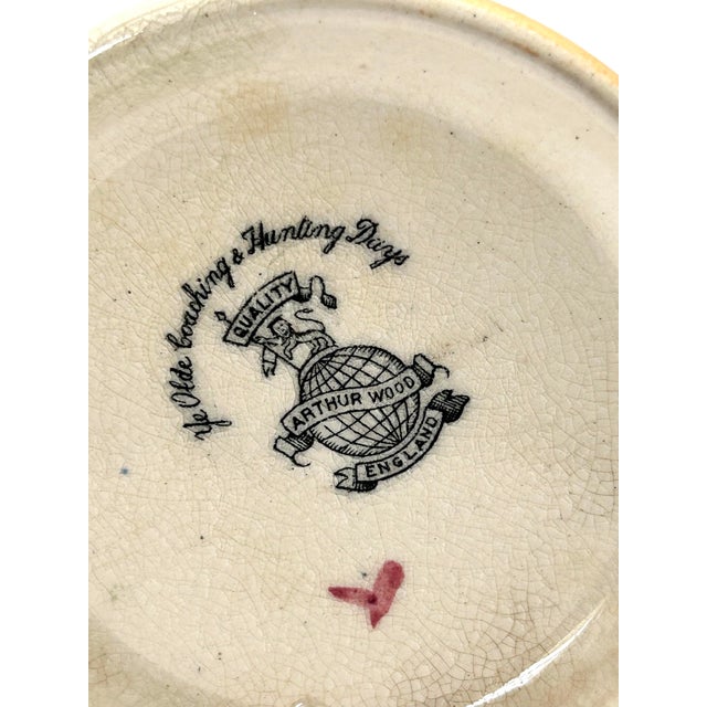 Vintage Hunting Scene Mugs English Fox Hunt Tankards, Equestrian Horse Decor - Arthur Wood England - Set of 2 For Sale - Image 9 of 10