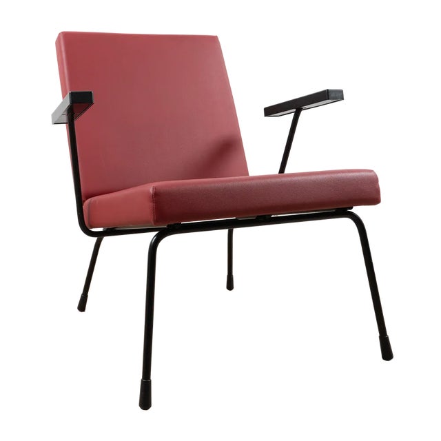 Model 1407 Lounge Chair by Wim Rietveld and A.R. Cordemeyer for Gispen For Sale - Image 9 of 9