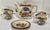 Shabby Chic 1880s Antique Mason’s English Ironstone “Jardiniere” Teapot, Cups and Saucers - Set of 7 - For Sale - Image 3 of 12