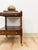 Vintage Mahogany Traditional Side Table Pullout Tray Regency Style Accent For Sale - Image 12 of 17