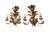 Pair of Vintage Gilt Metal Pineapple Wall Sconces For Sale In West Palm - Image 6 of 12