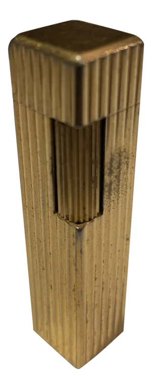 Vintage 1950s Cartier 18k Gold Plated Cigarette Lighter