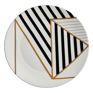 Alina Dinner Plate Set of 4 by Nina Magon For Sale