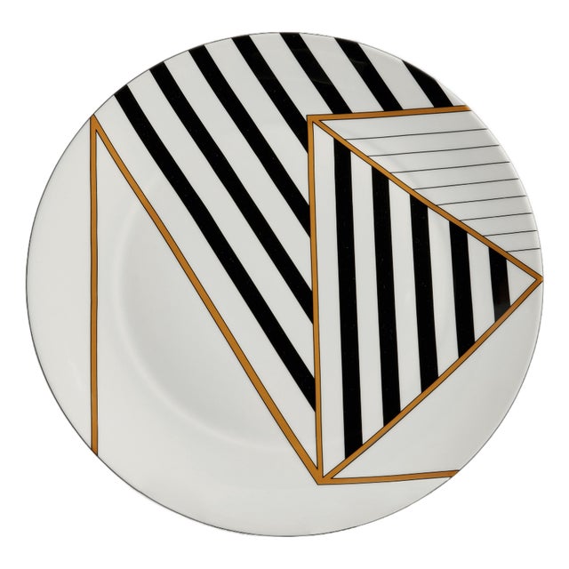 Alina Dinner Plate Set of 4 by Nina Magon For Sale