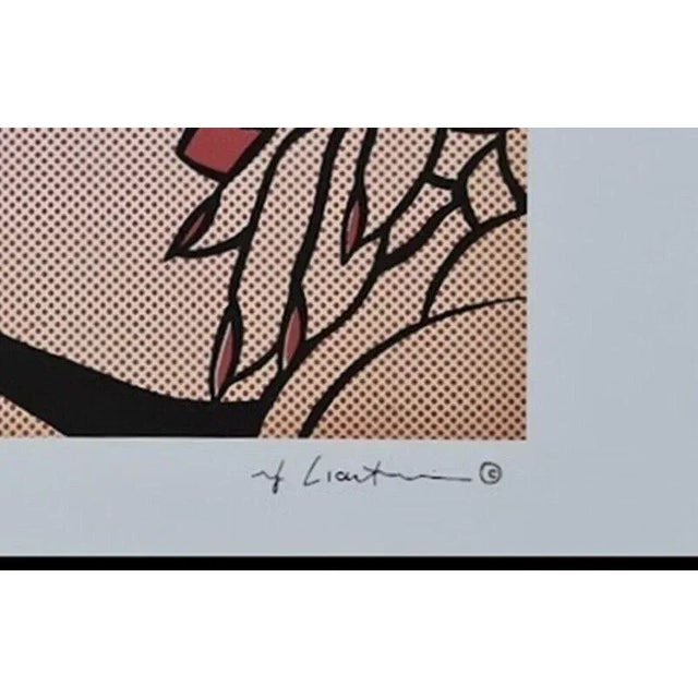 American 1980s Roy Lichtenstein "Crying" Limited Edition Lithograph For Sale - Image 3 of 9