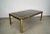 Bernhard Rohne 1970’s Mid-Century Modern Brass & Dark Glass Dining Table For Sale - Image 4 of 12