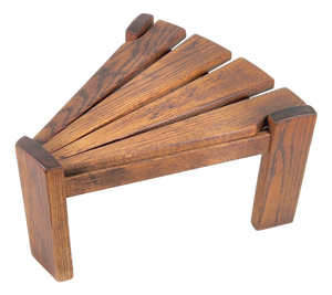 Brutalist Triangular Side Table by Dittman for Awa Radbound, 1960s